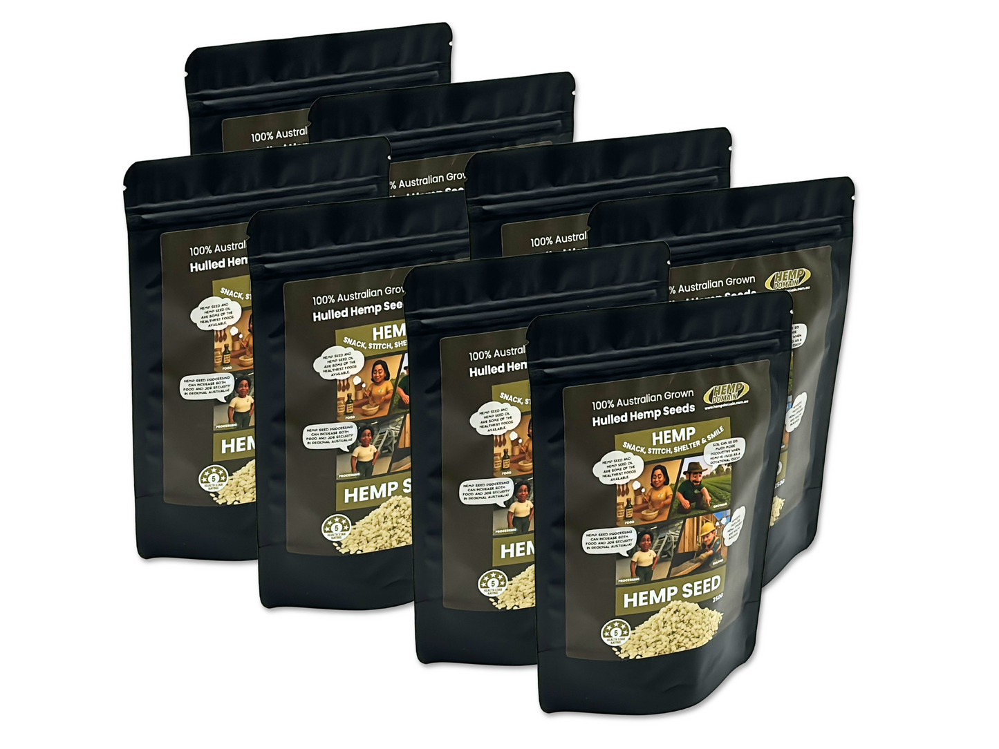 Hemp Domain - Hulled Hemp Seed - 250g