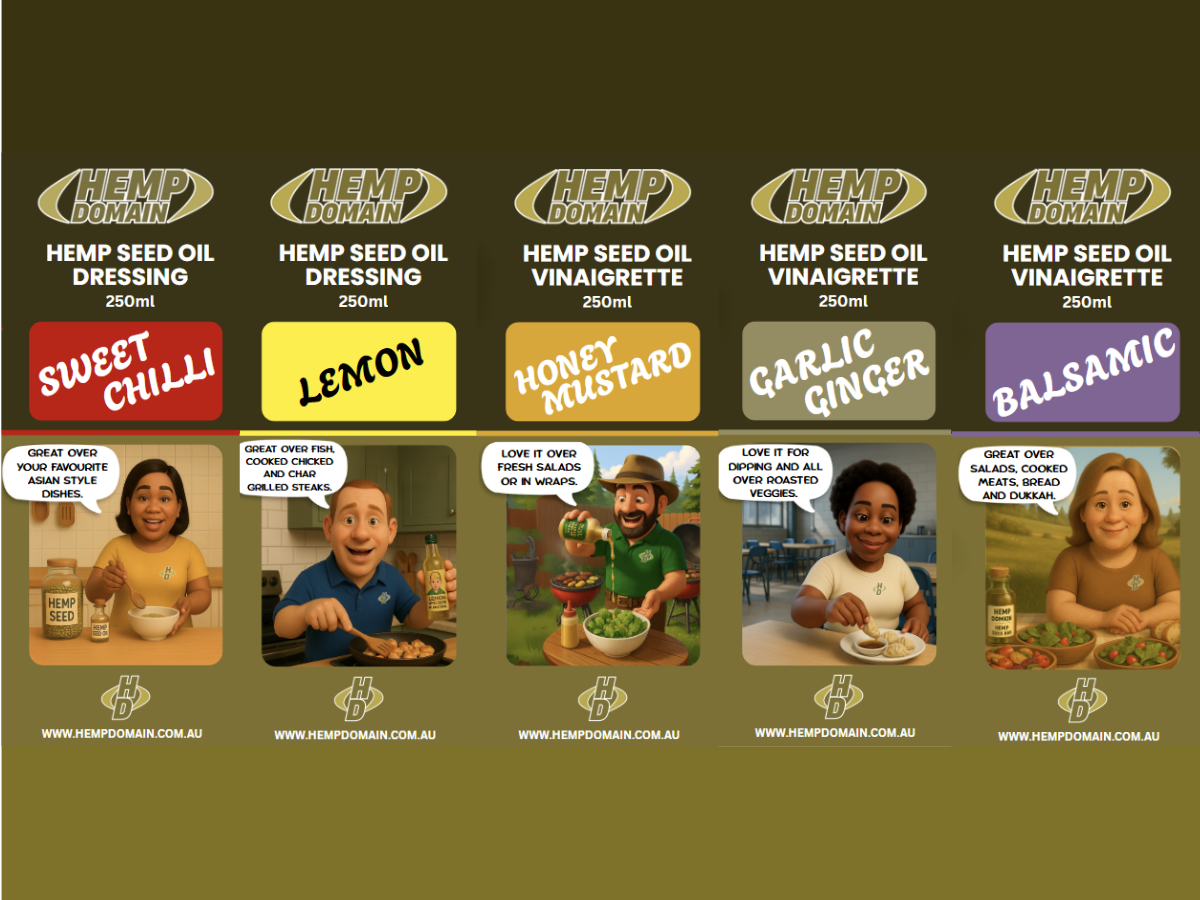 Hemp Dressings & Vinaigrettes